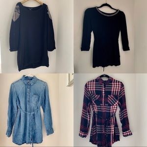 9-piece maternity bundle. Size SMALL Tunics & tops